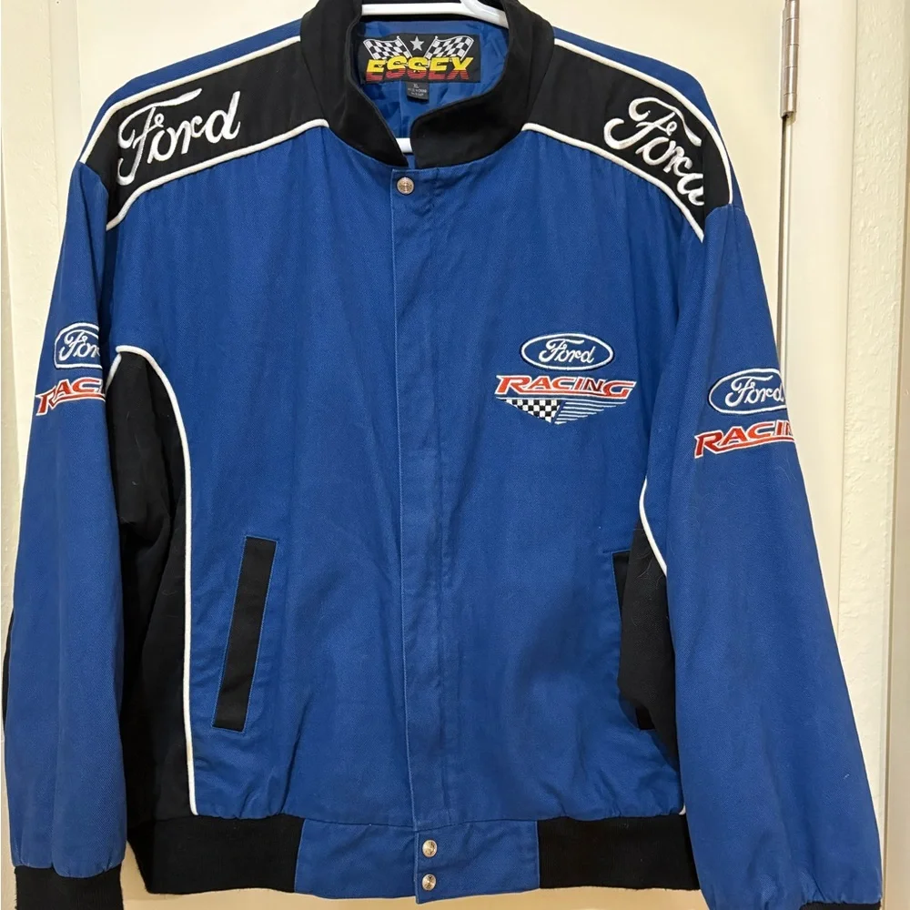 Ford Racing Blue Bomber Jacket - Picture 2 of 3